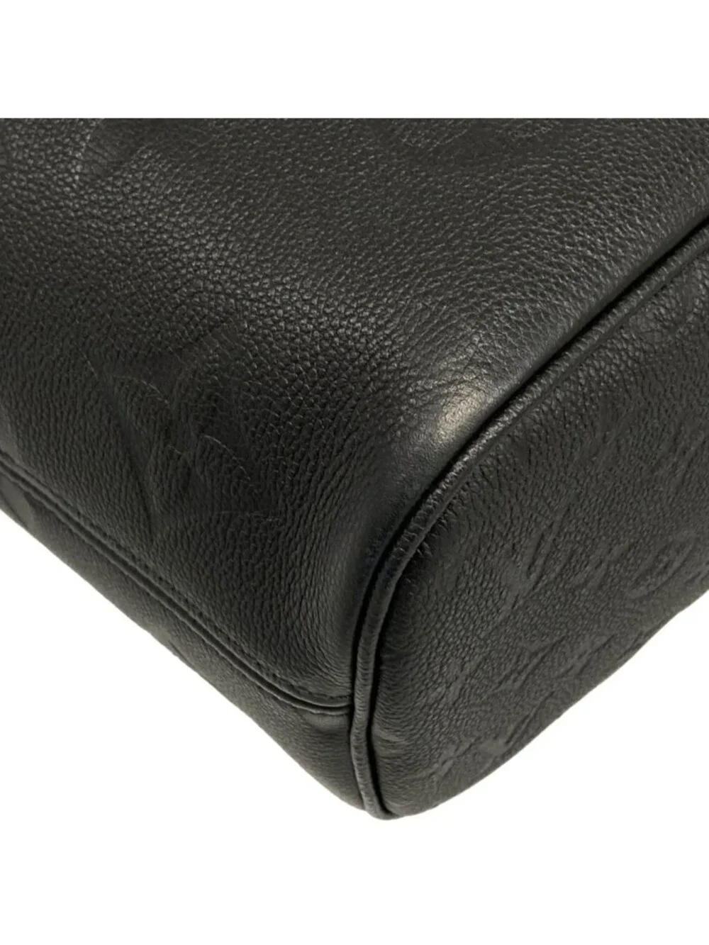 Louis Vuitton Tote Bag Monogram Empreinte Neverfull MM Noir Leather Cowhide